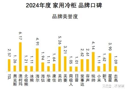 ：澳柯玛、美的、海尔包揽多维度榜首j9国际站家用冷柜品牌口碑报告发布(图6)